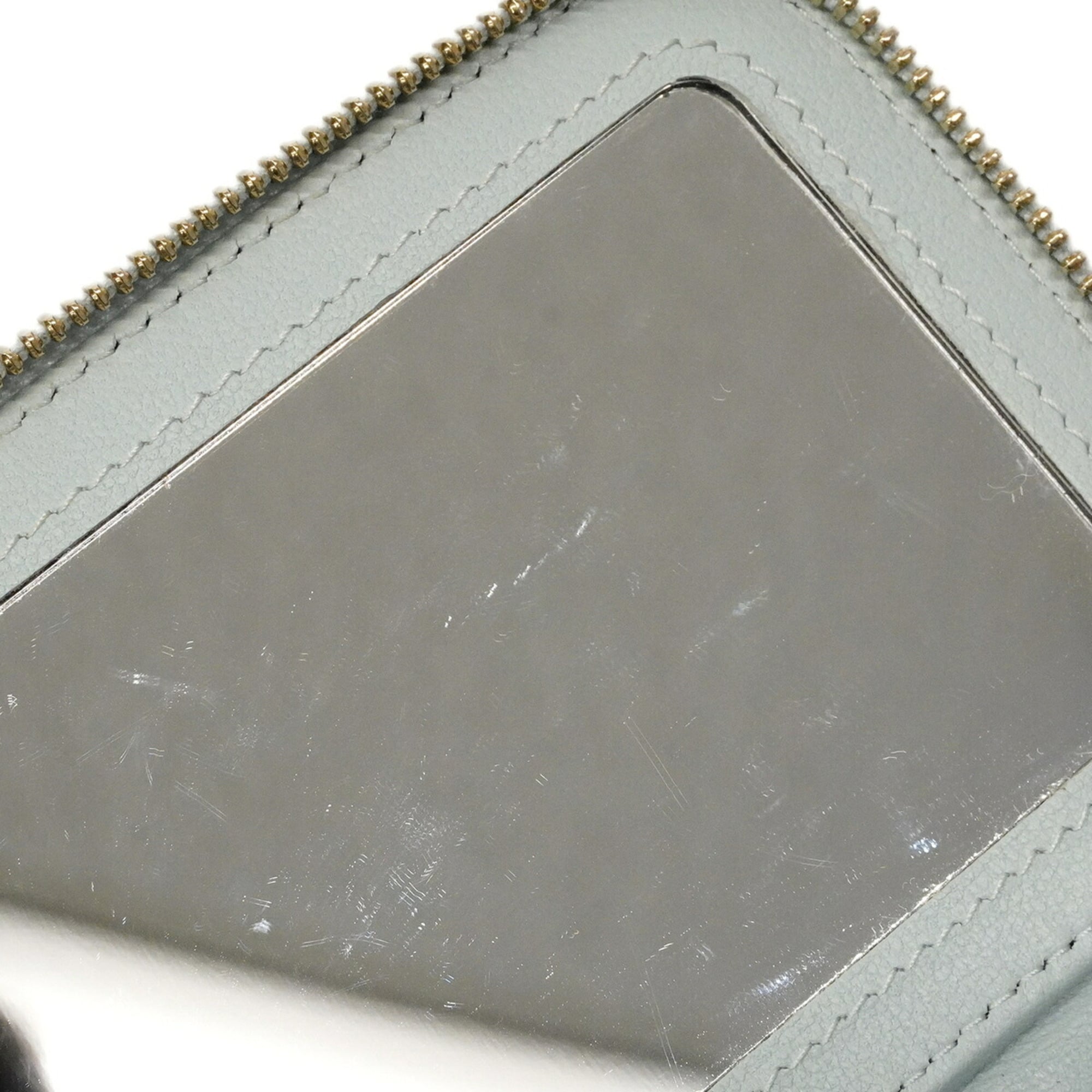 Chanel Sky Blue Leather Vanity Bag (Pre-Owned)