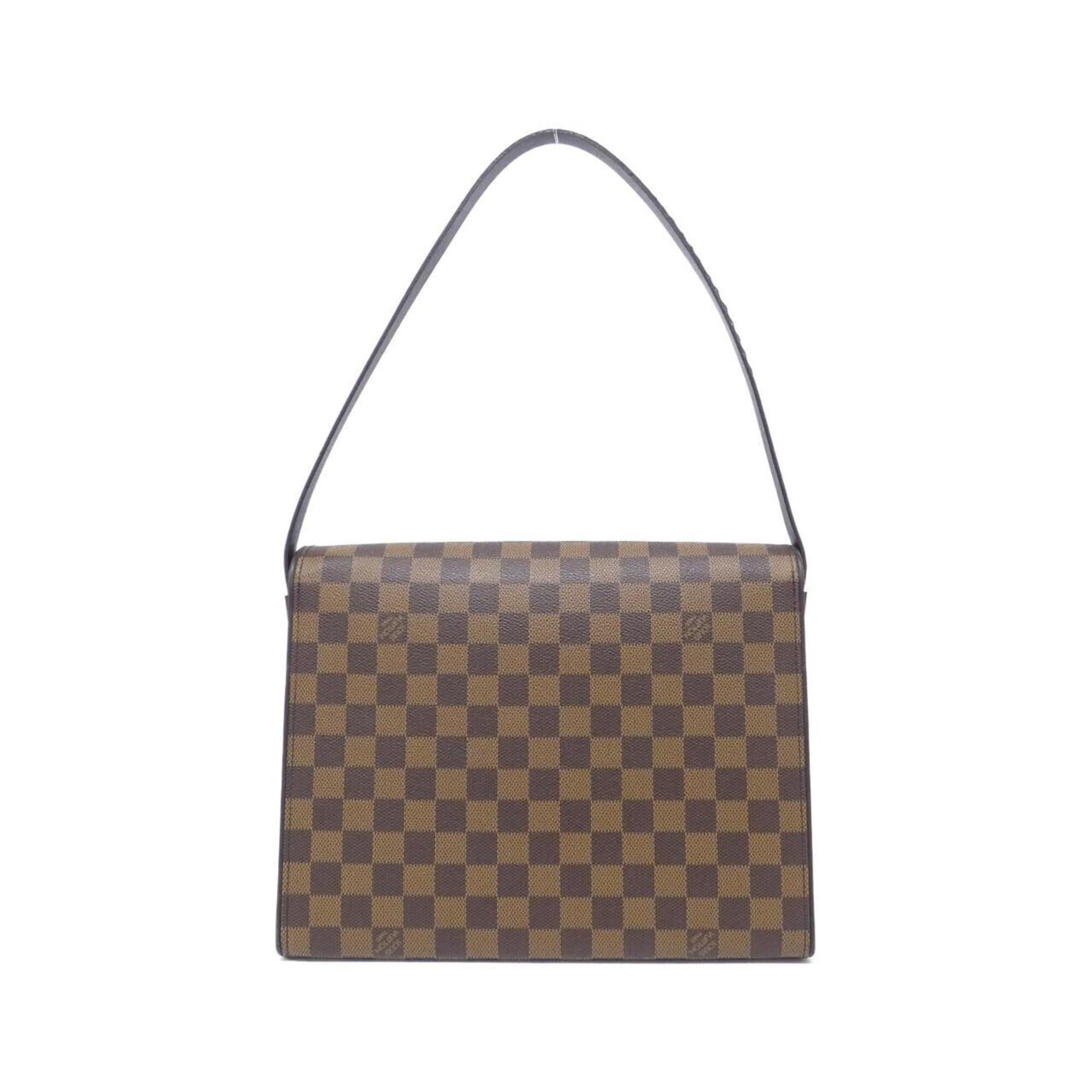 Louis Vuitton Brown Coated Canvas Shoulder Bag (Pre-Owned)