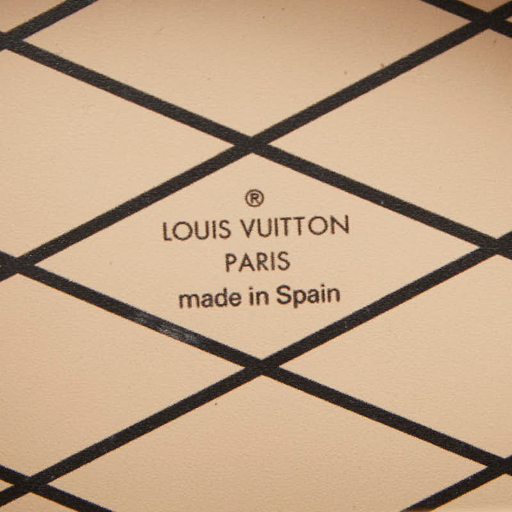 Louis Vuitton Brown Pvc Leather Handbag Shoulder Bag (Pre-Owned)