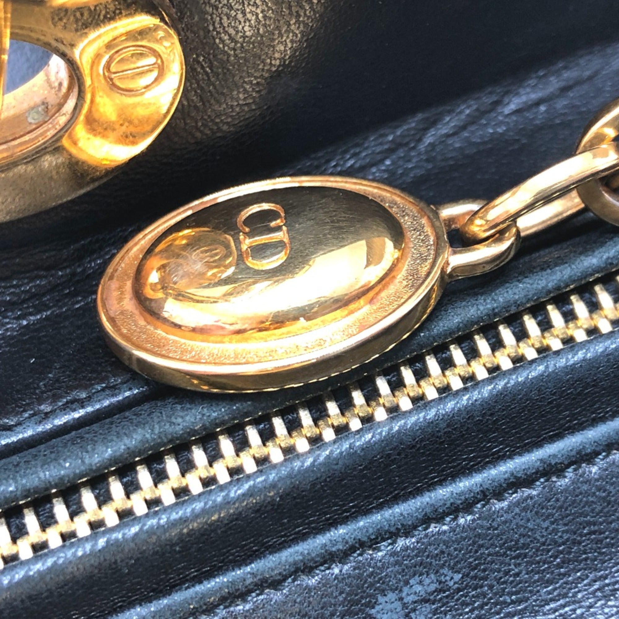 Christian Dior Black Leather Handbag (Pre-Owned)