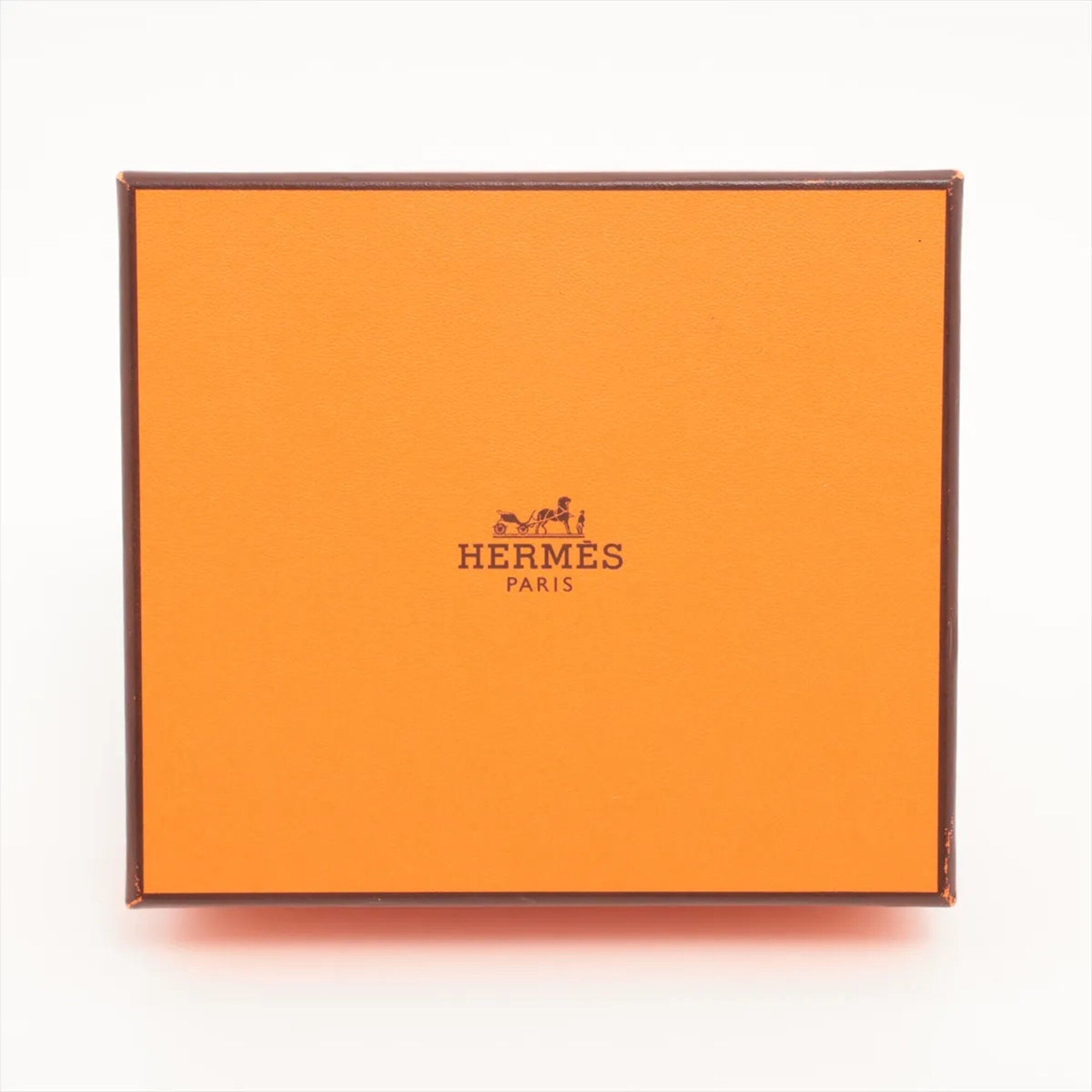Hermes Brown Leather Coin Purse/Coin Case (Pre-Owned)