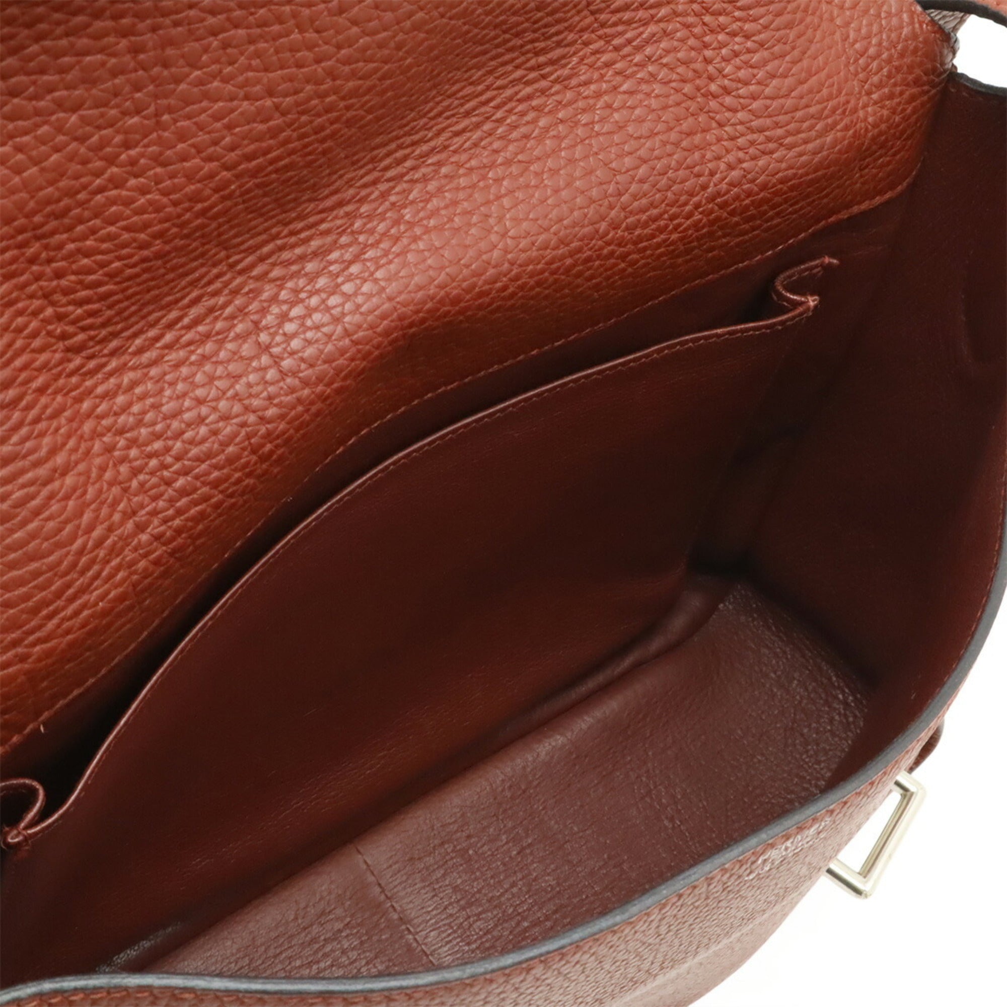 Hermes Caporal Sienne Togo Leather Shoulder Bag (Pre-Owned)
