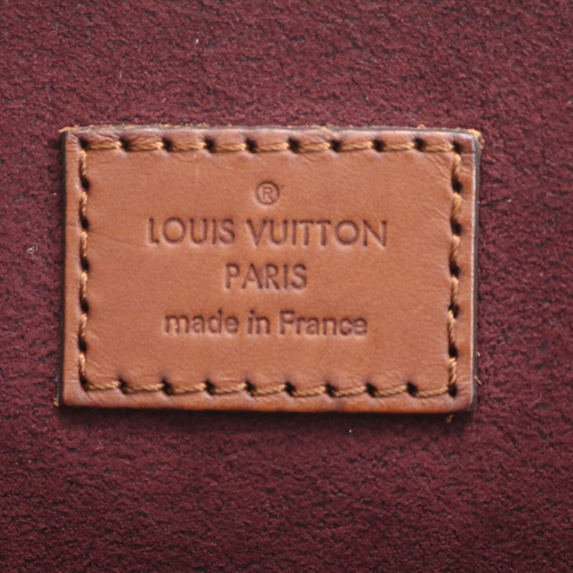 Louis Vuitton Ebene Leather Coated Canvas Handbag Shoulder Bag Tote Bag (Pre-Owned)