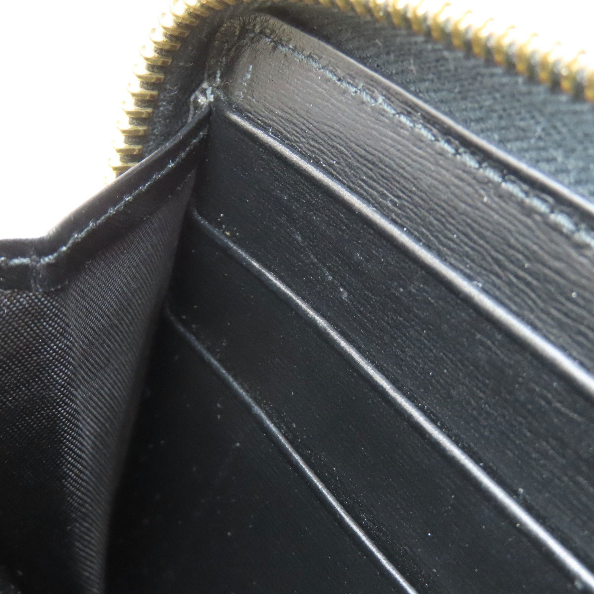 Gucci Black Leather Long Wallet (Bi-Fold) (Pre-Owned)