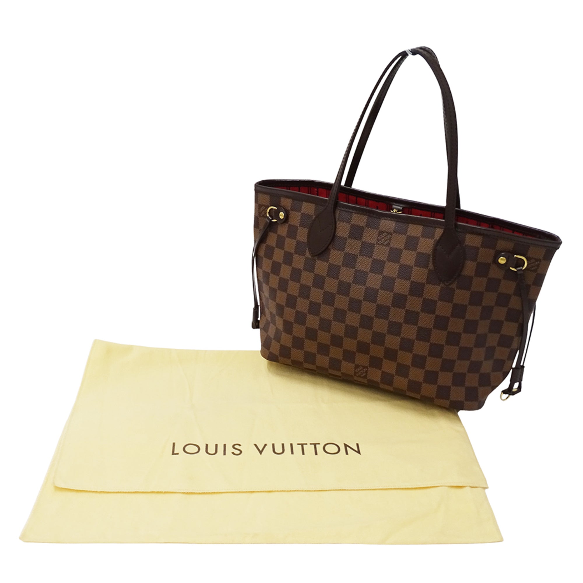 Louis Vuitton Brown Damier Canvas Damier Canvas Handbag Tote Bag (Pre-Owned)