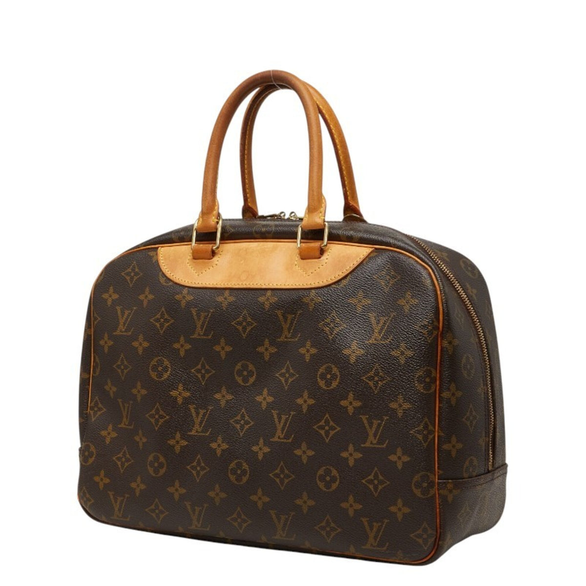 Louis Vuitton Brown Pvc Leather Handbag (Pre-Owned)
