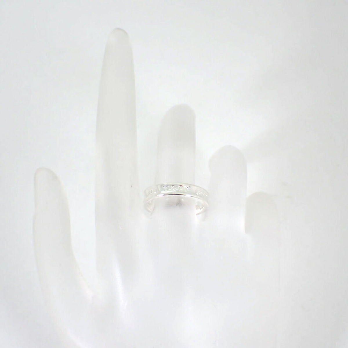Tiffany Sterling Silver 925 Band Ring (Pre-Owned)