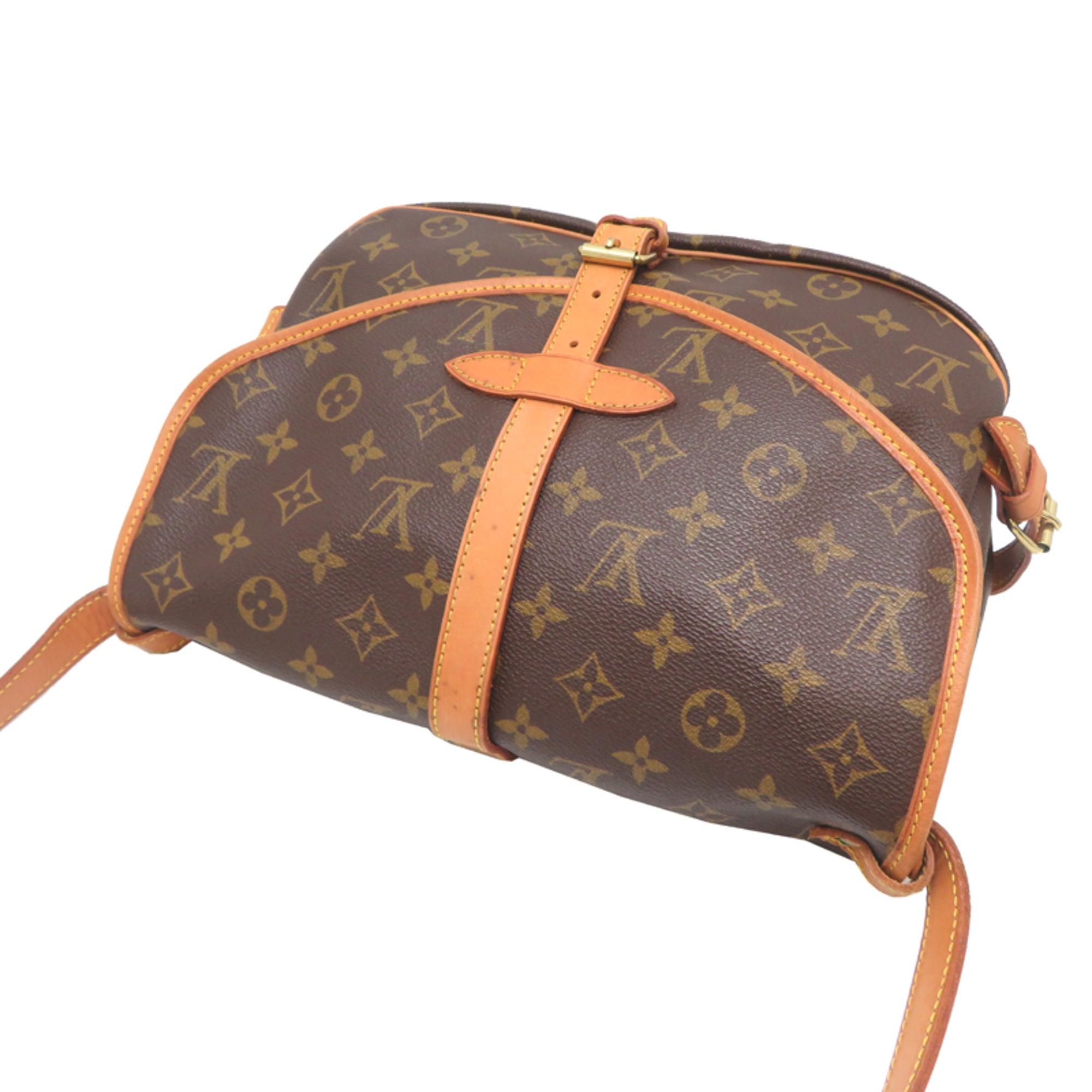 Louis Vuitton Brown Monogram Shoulder Bag (Pre-Owned)