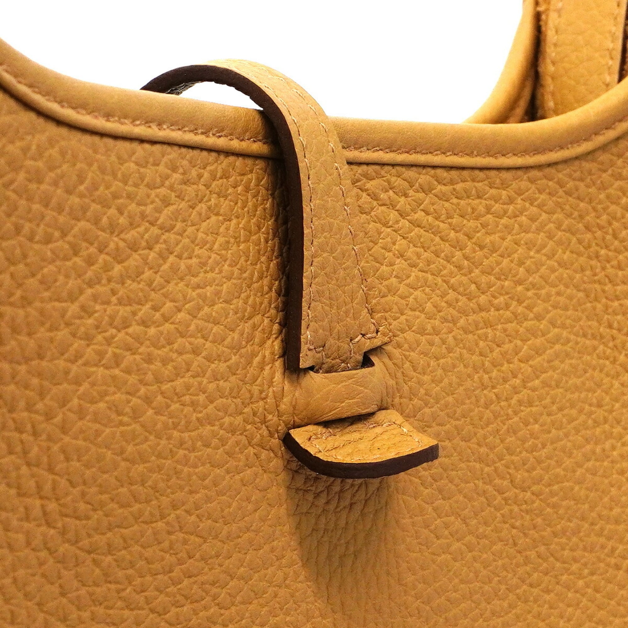 Hermes Brown Taurillon Clemence Leather Shoulder Bag (Pre-Owned)