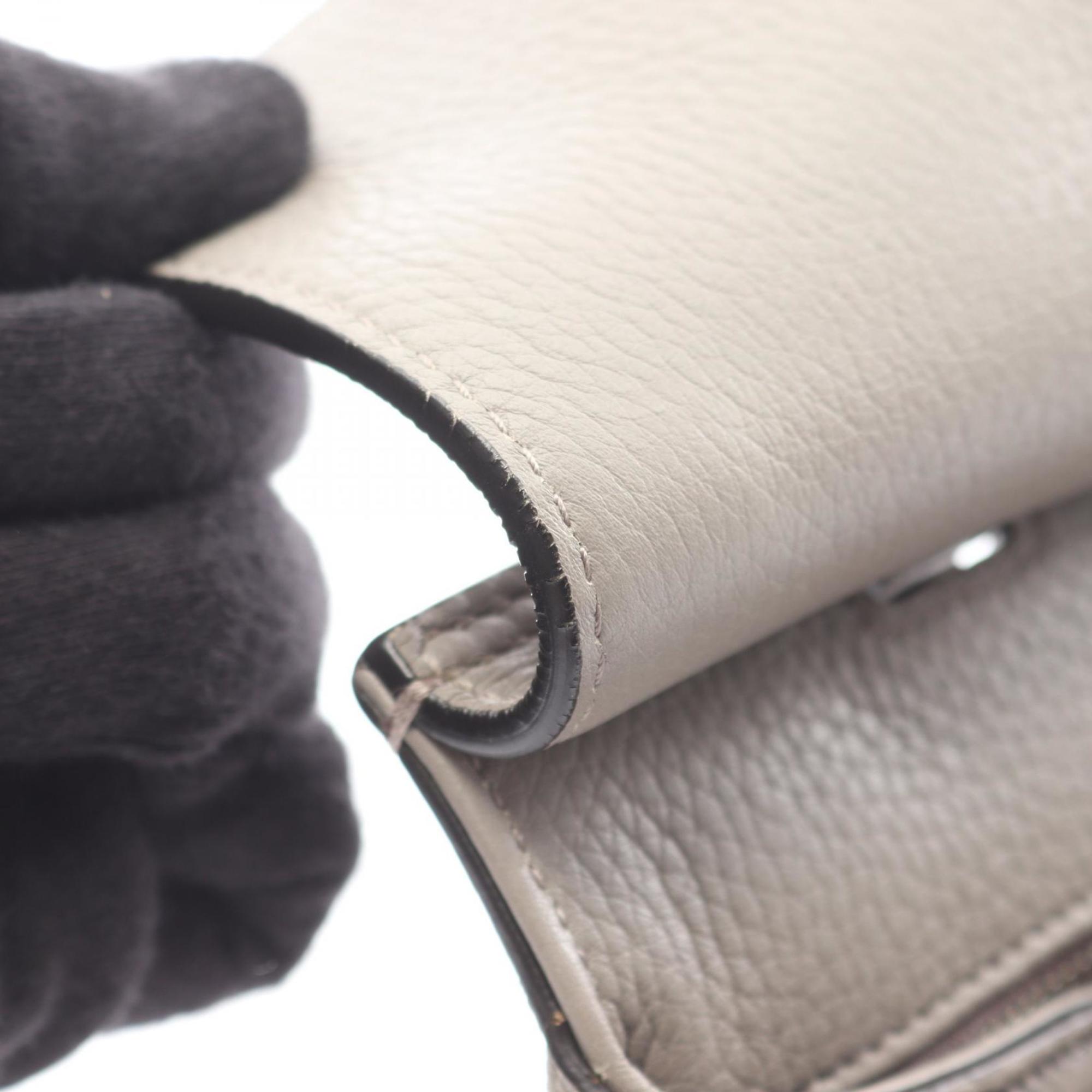Gucci Gray Leather Handbag (Pre-Owned)