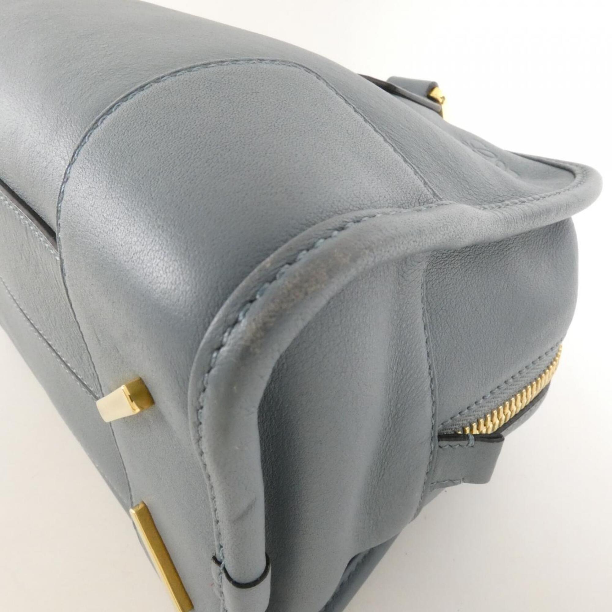 Loewe Light Blue Leather Handbag (Pre-Owned)