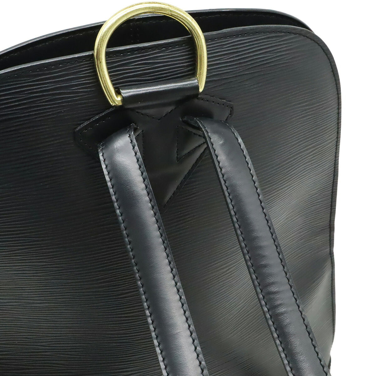Louis Vuitton Noir Epi Leather Backpack Shoulder Bag (Pre-Owned)