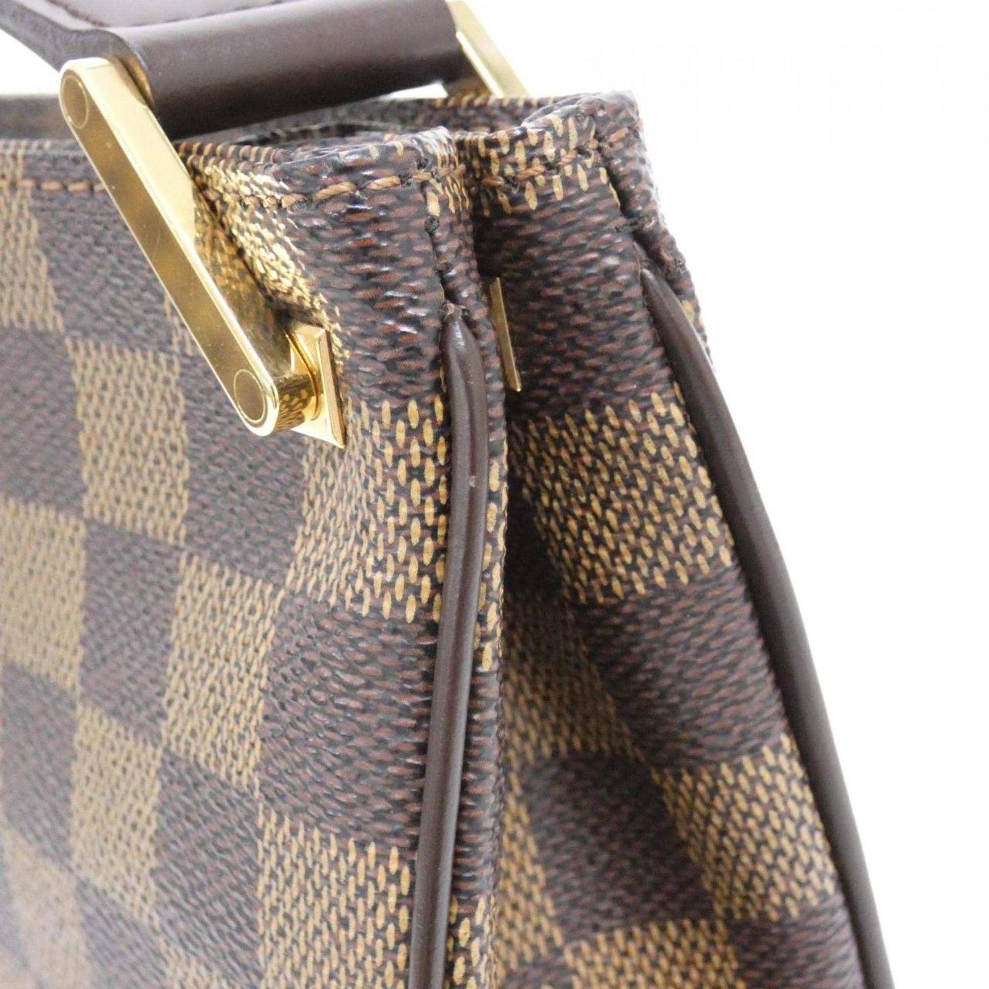 Louis Vuitton Brown Coated Canvas Shoulder Bag (Pre-Owned)