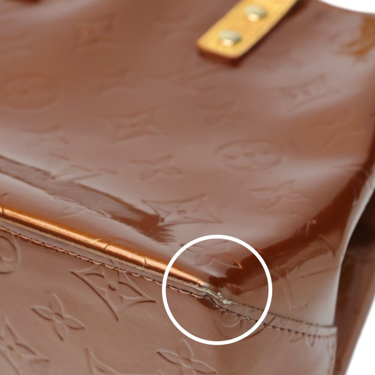 Louis Vuitton Monogram Vernis Bronze Monogram Vernis Handbag (Pre-Owned)