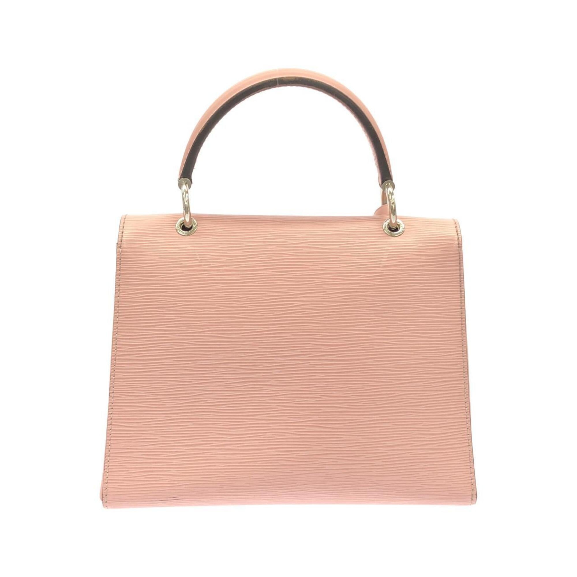 Louis Vuitton Rose Ballerine Leather Handbag (Pre-Owned)