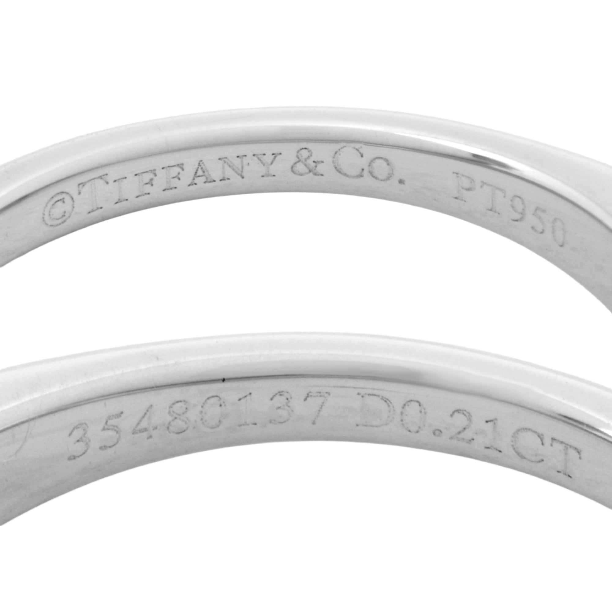 Tiffany Platinum 950 Band Ring (Pre-Owned)