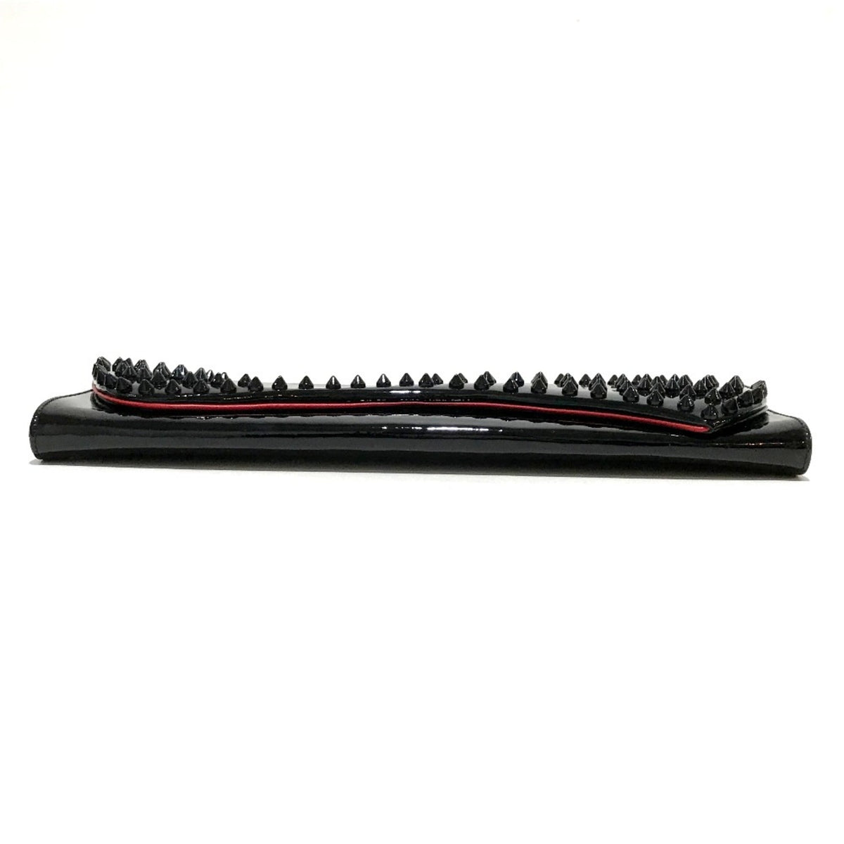 Christian Louboutin Black Patent Leather Clutch Bag (Pre-Owned)