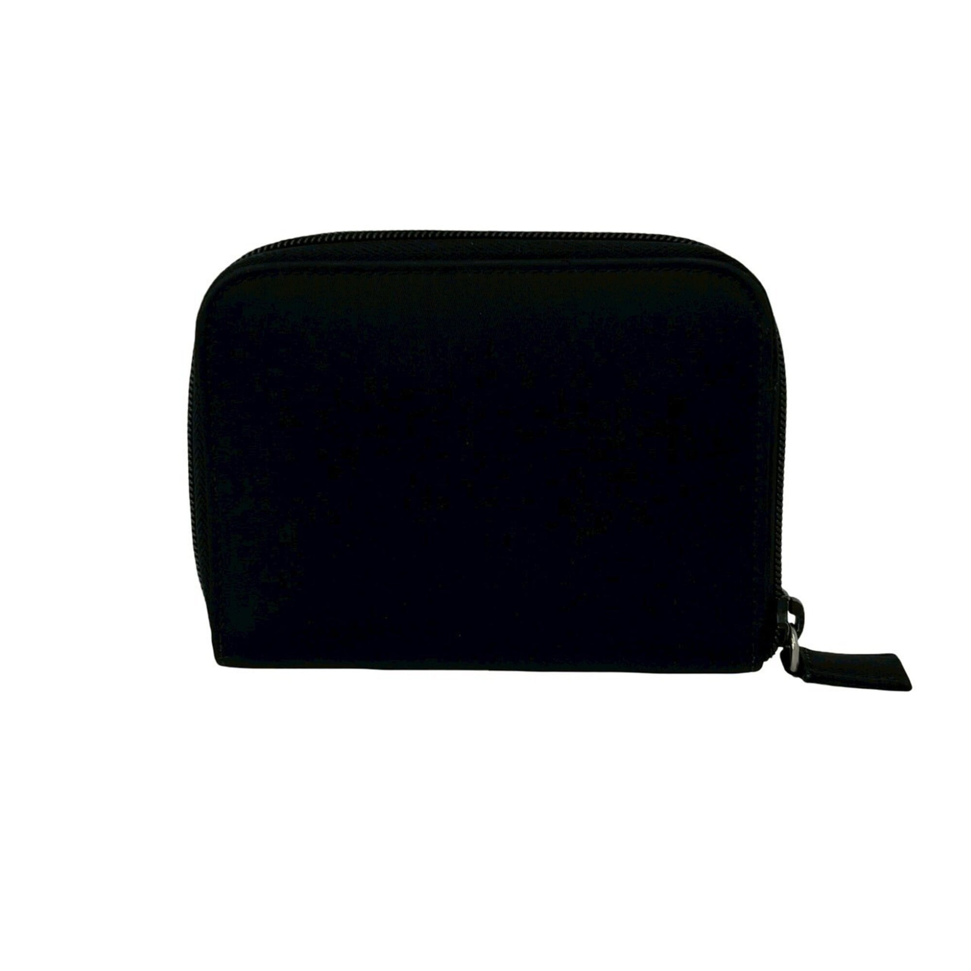 Prada Black Nylon Leather Wallet (Bi-Fold) (Pre-Owned)