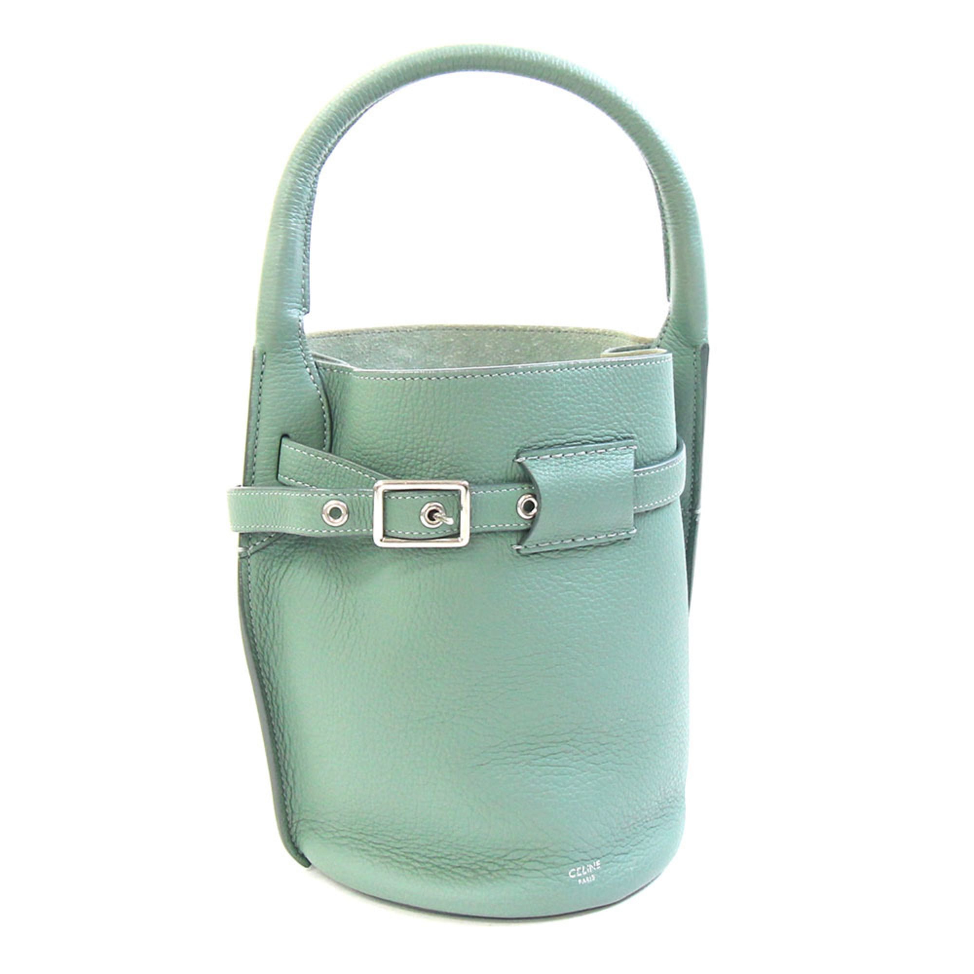 Celine Green Leather Handbag (Pre-Owned)