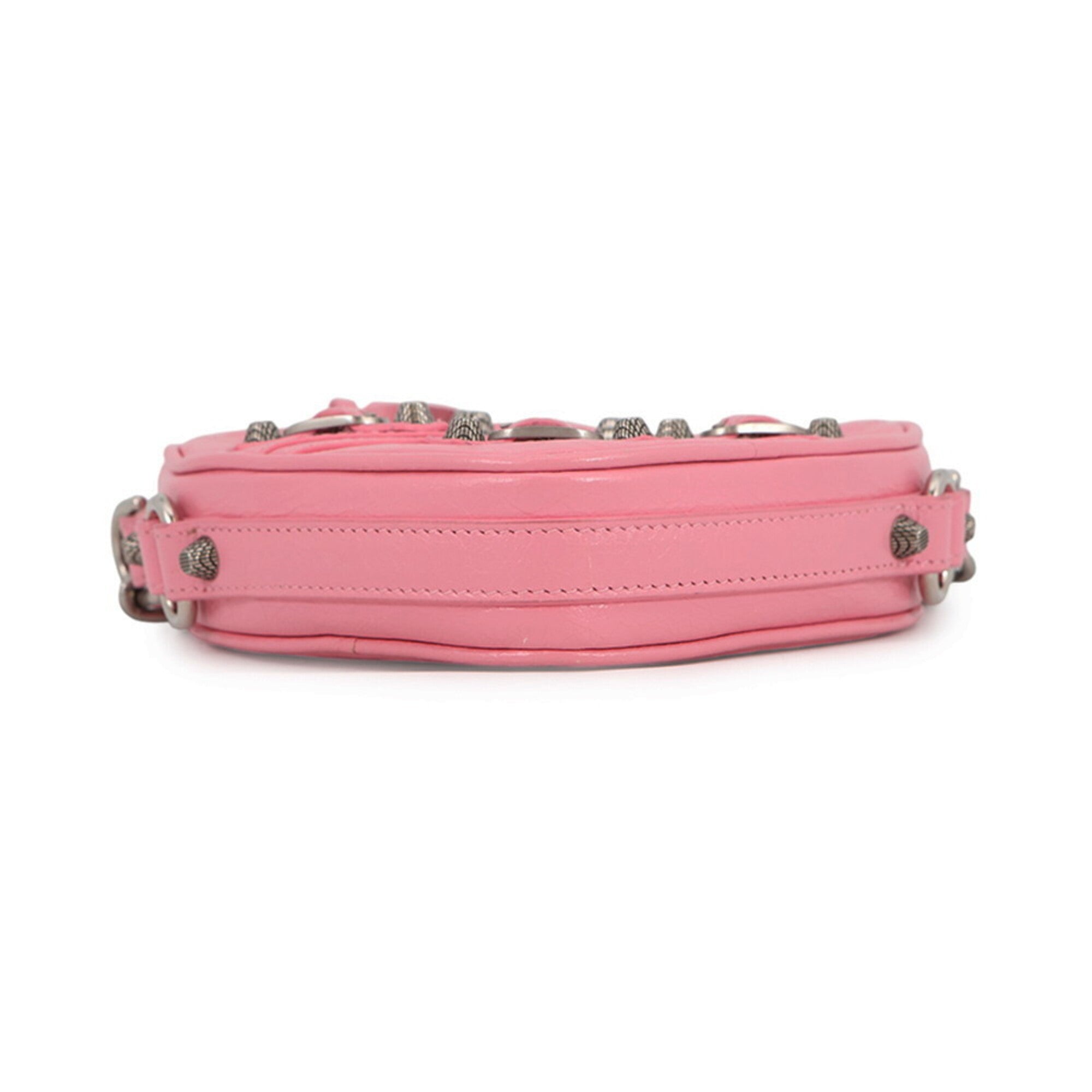 Balenciaga Pink Leather Shoulder Bag (Pre-Owned)