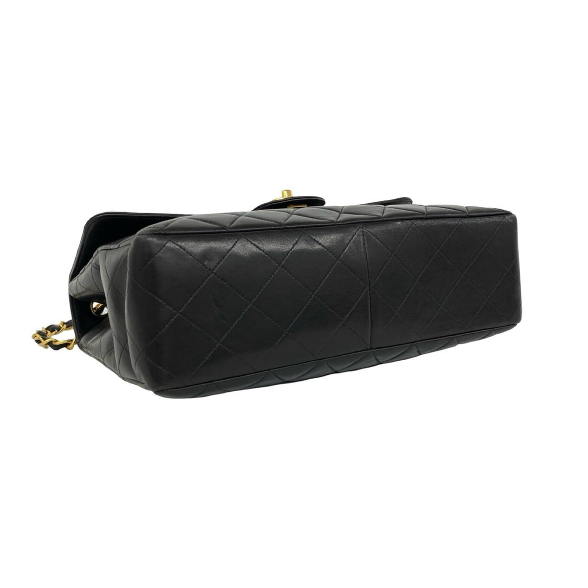 Chanel Black Leather Shoulder Bag (Pre-Owned)