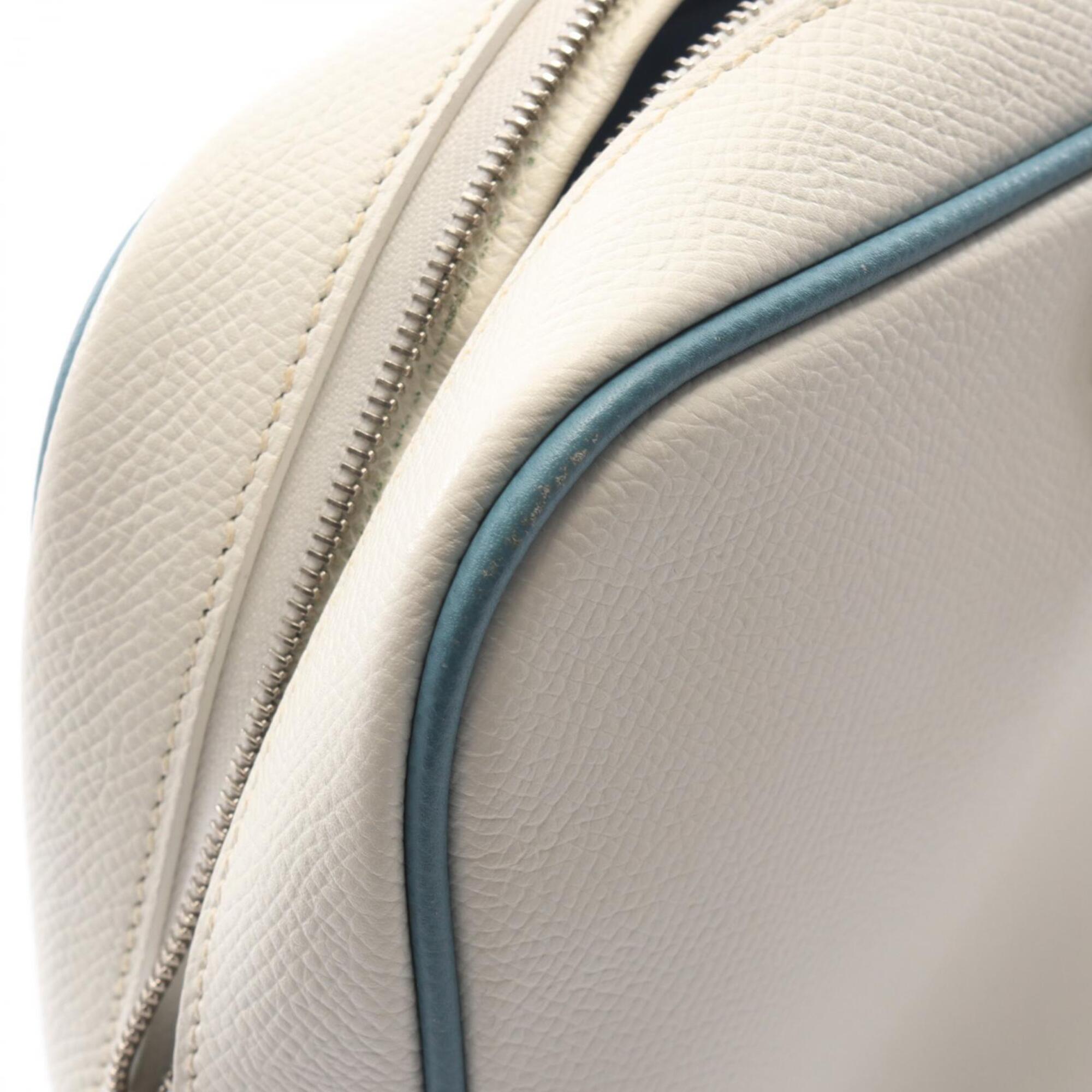 Hermes White Epsom Leather Handbag (Pre-Owned)