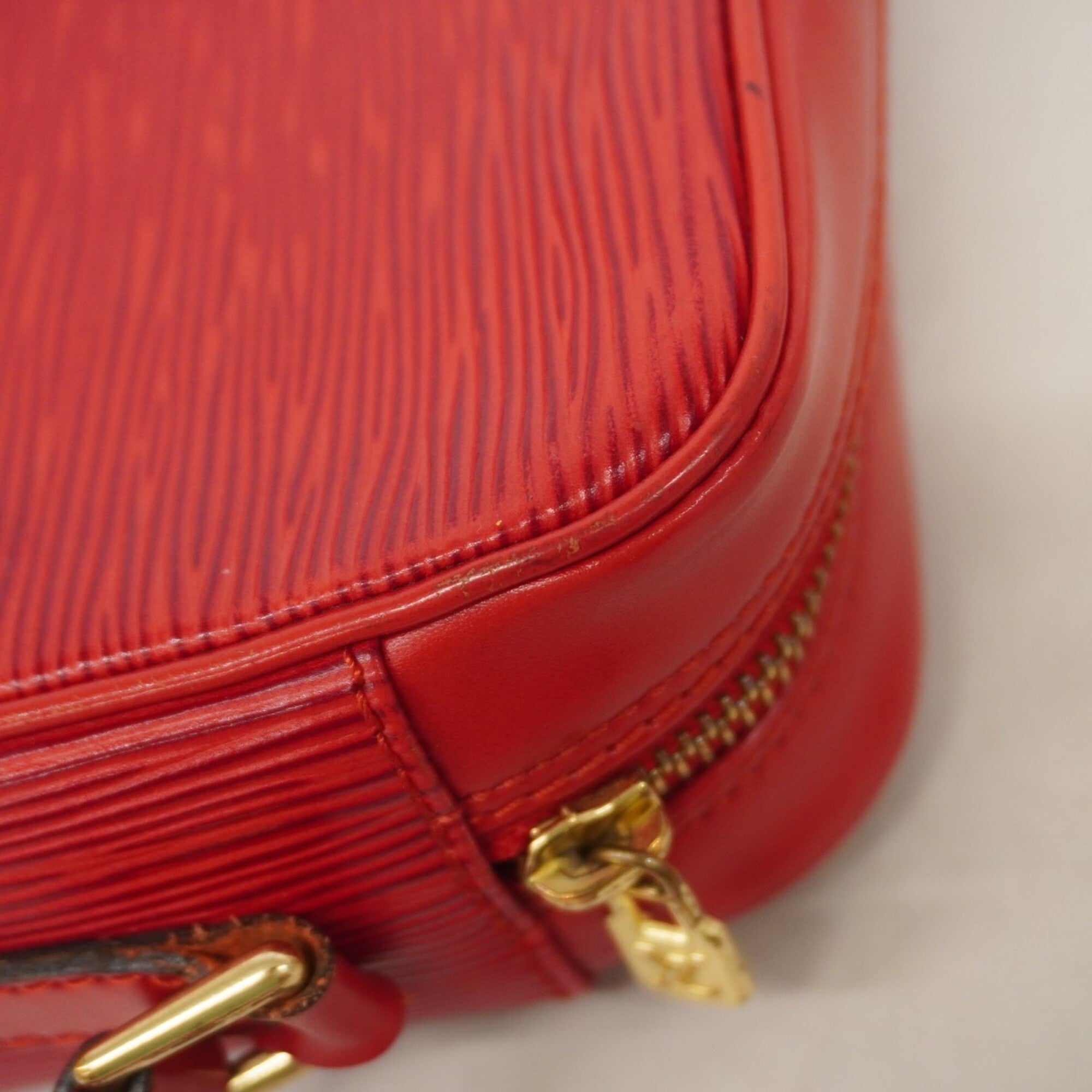 Louis Vuitton Castilian Red Shoulder Bag (Pre-Owned)