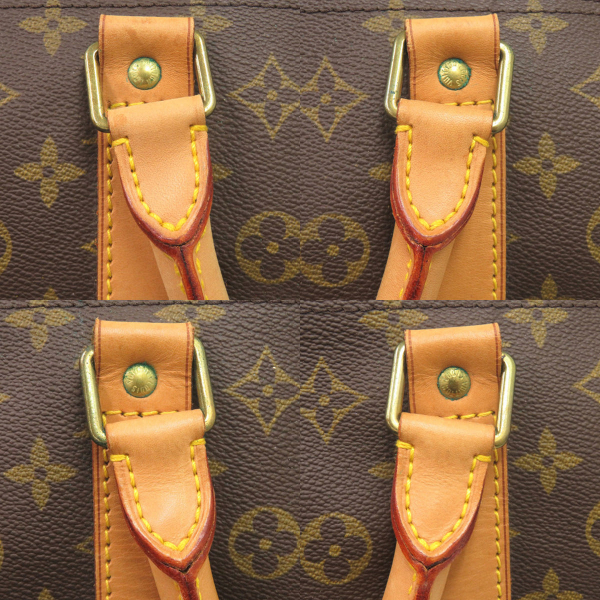 Louis Vuitton Brown Monogram Canvas Boston Bag (Pre-Owned)