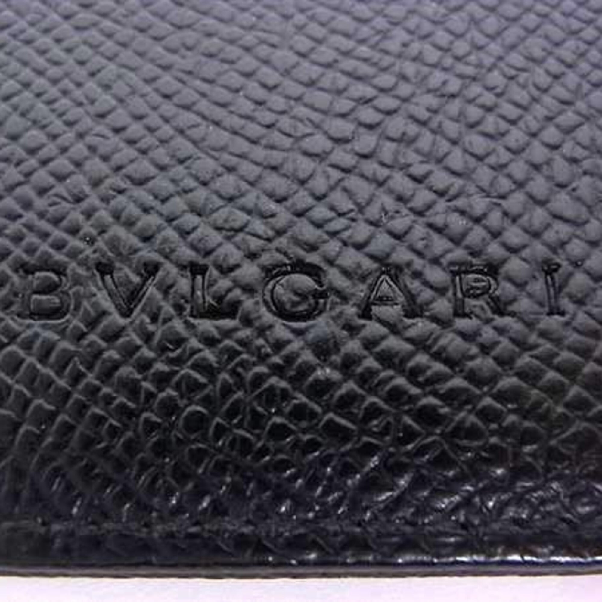 Bvlgari Black Long Wallet (Bi-Fold) (Pre-Owned)