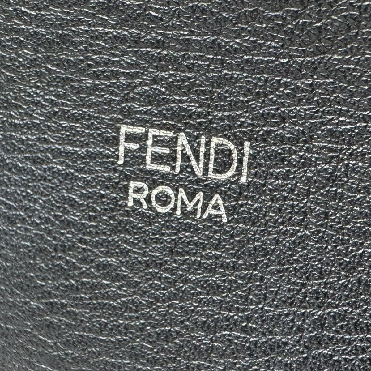 Fendi Black Leather Backpack (Pre-Owned)