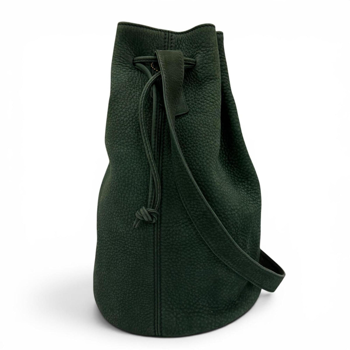 Coach Green Leather Shoulder Bag (Pre-Owned)