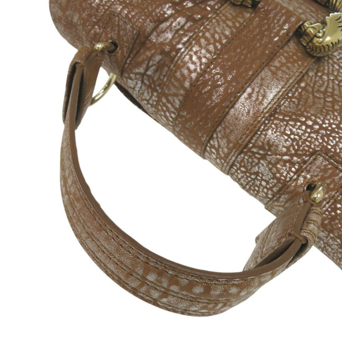 Bvlgari Brown Leather Handbag (Pre-Owned)