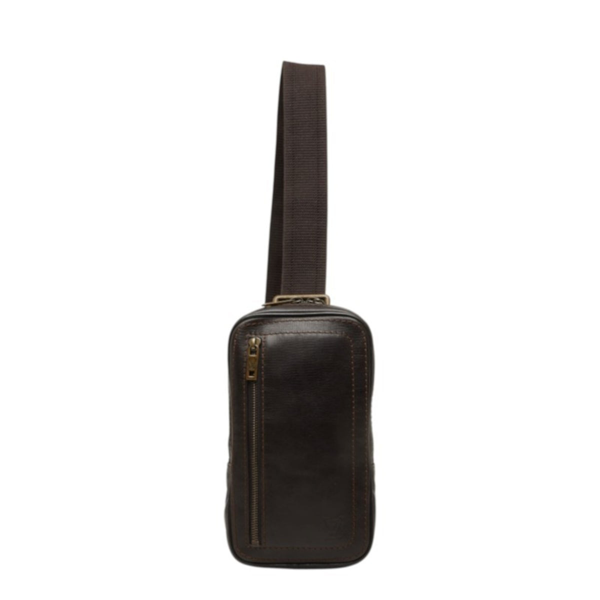 Louis Vuitton Dark Brown Leather Sling Bag (Pre-Owned)