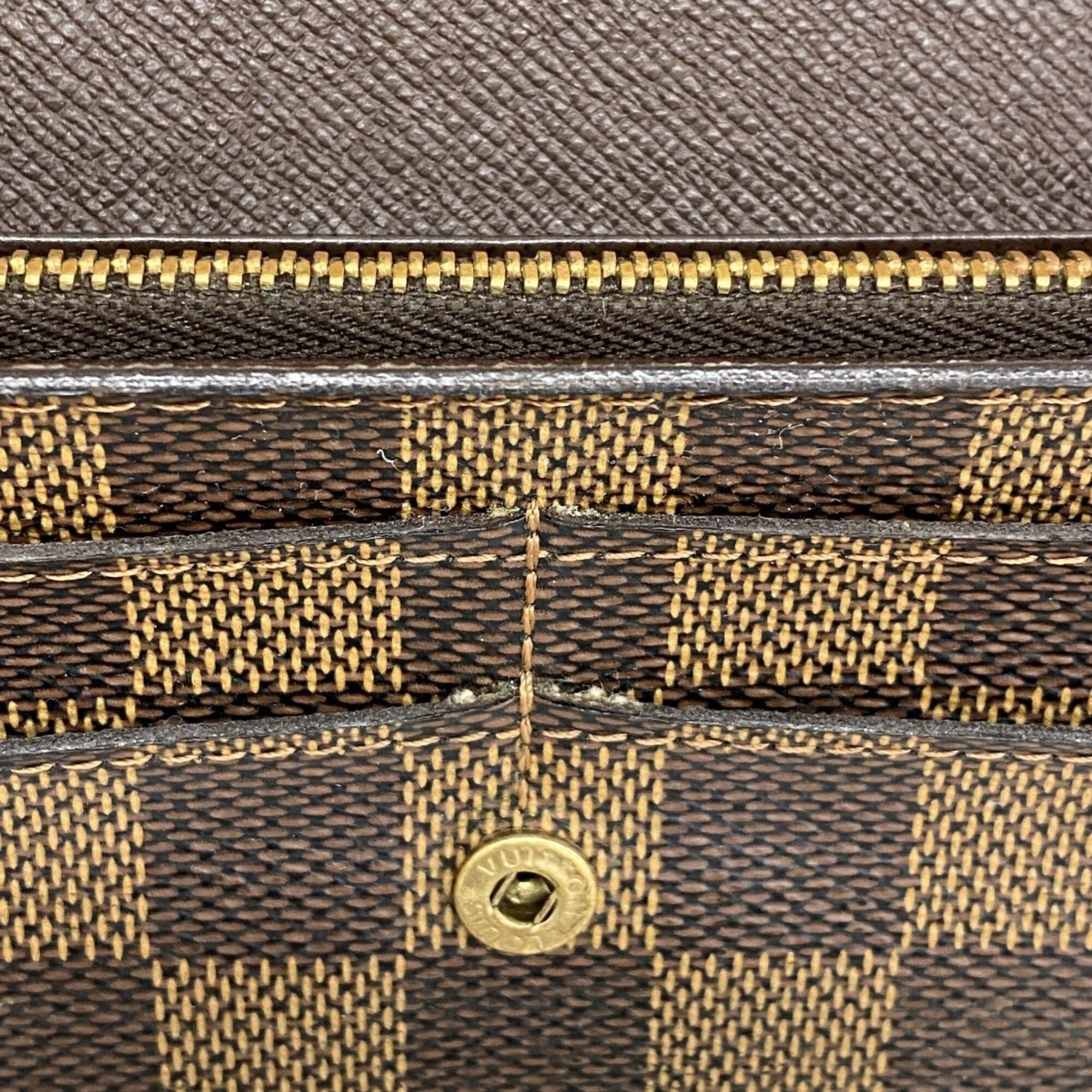 Louis Vuitton Ebene Long Wallet (Bi-Fold) (Pre-Owned)