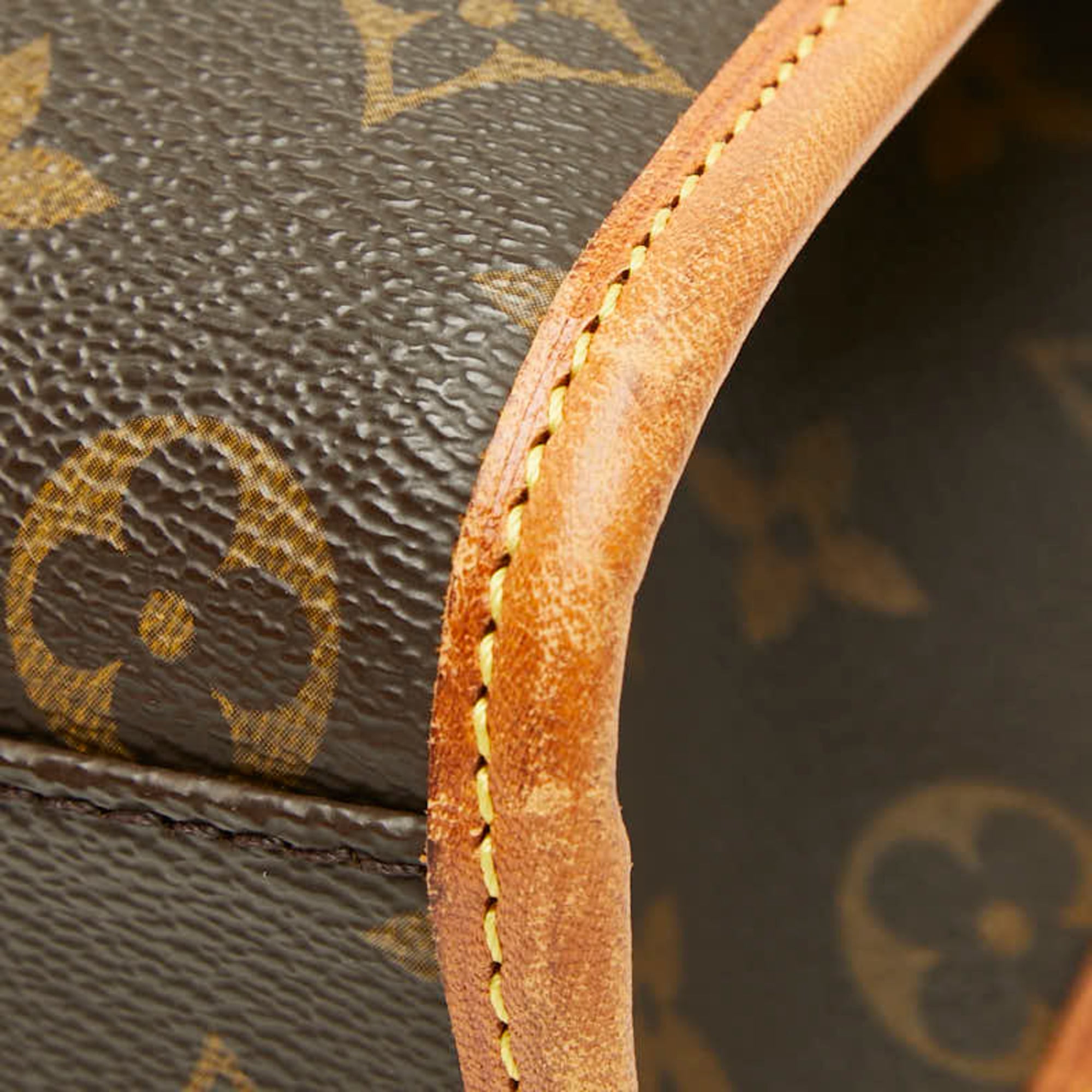 Louis Vuitton Brown Pvc Leather Handbag Shoulder Bag (Pre-Owned)