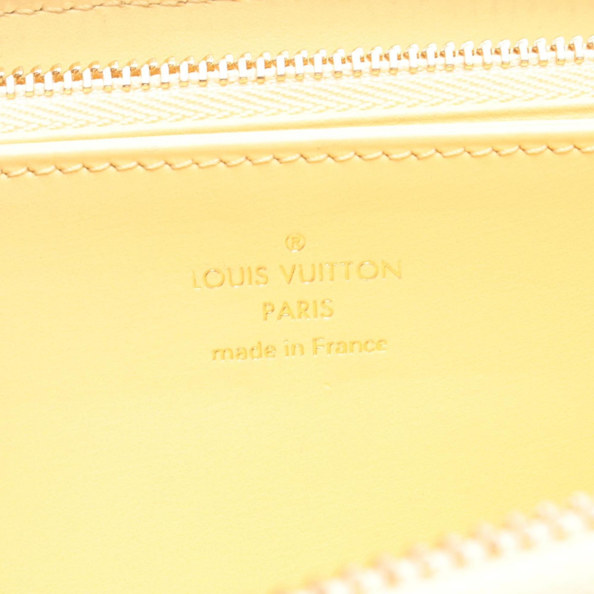 Louis Vuitton Ivory Jaune Yellow Leather Long Wallet (Bi-Fold) (Pre-Owned)