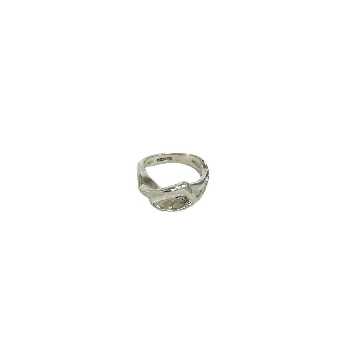 Tiffany Silver Silver 925 Band Ring (Pre-Owned)