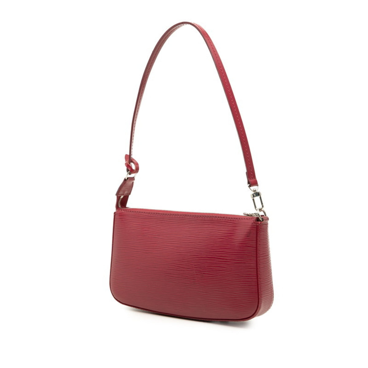 Louis Vuitton Bordeaux Leather Handbag Pochette Pouch (Pre-Owned)