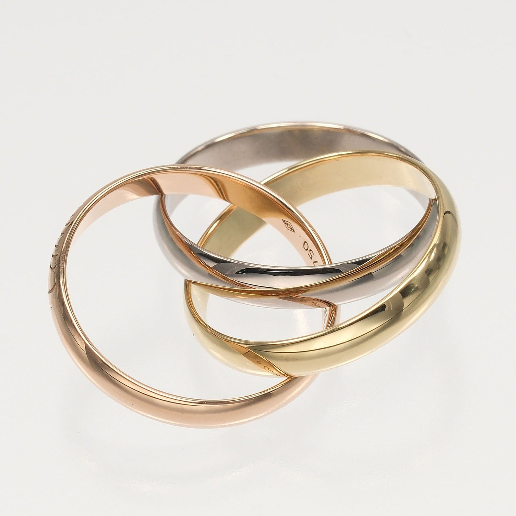 Cartier Yellow Gold (18K) Pink Gold (18K) White Gold (18K) Band Ring (Pre-Owned)