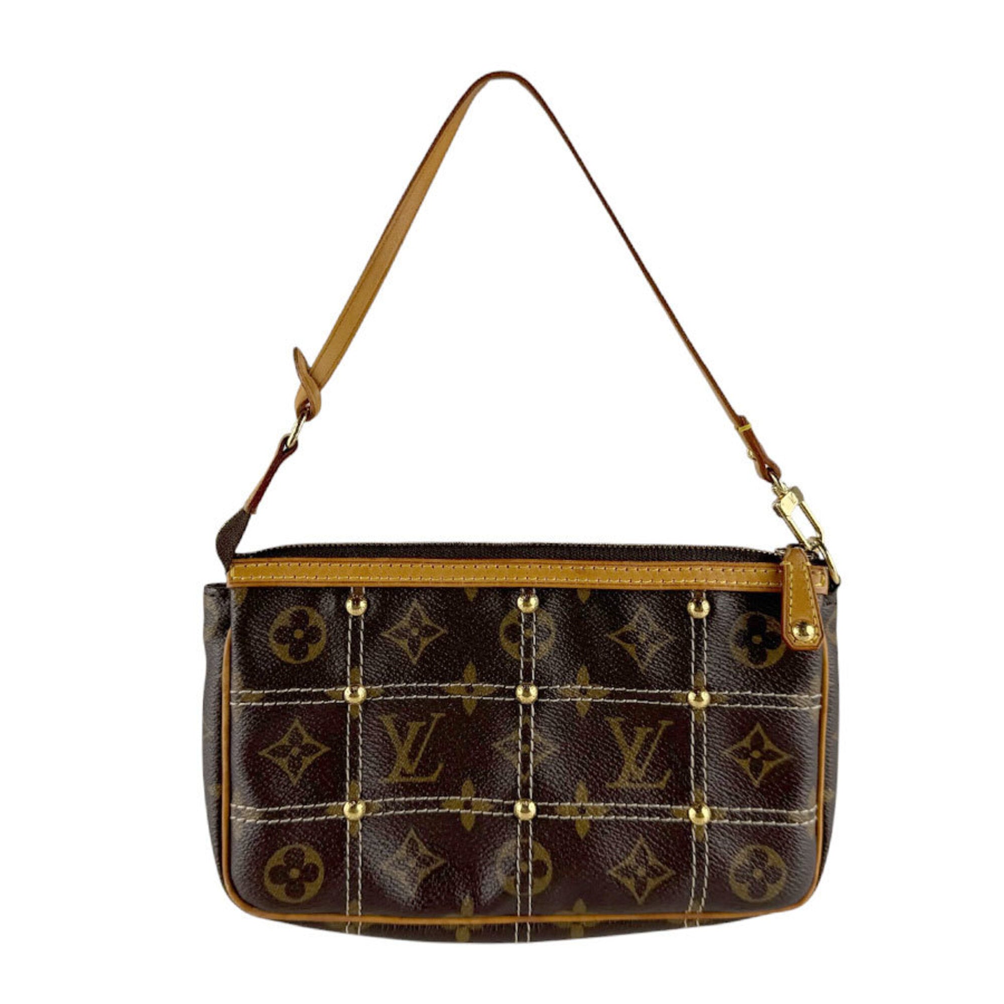 Louis Vuitton Brown Monogram Handbag Pochette (Pre-Owned)