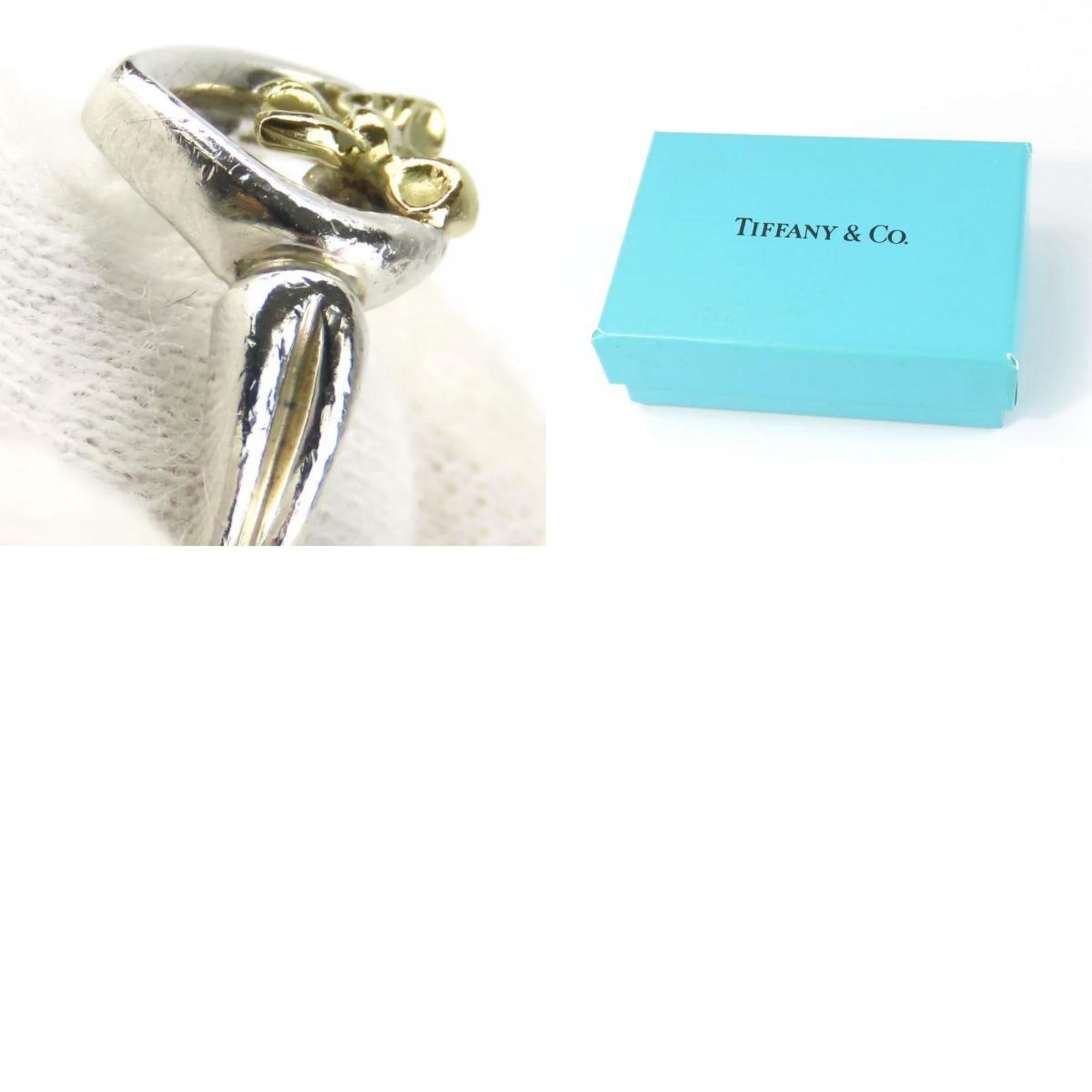 Tiffany Heart Yellow Gold (18K) Silver 925 Band Ring (Pre-Owned)
