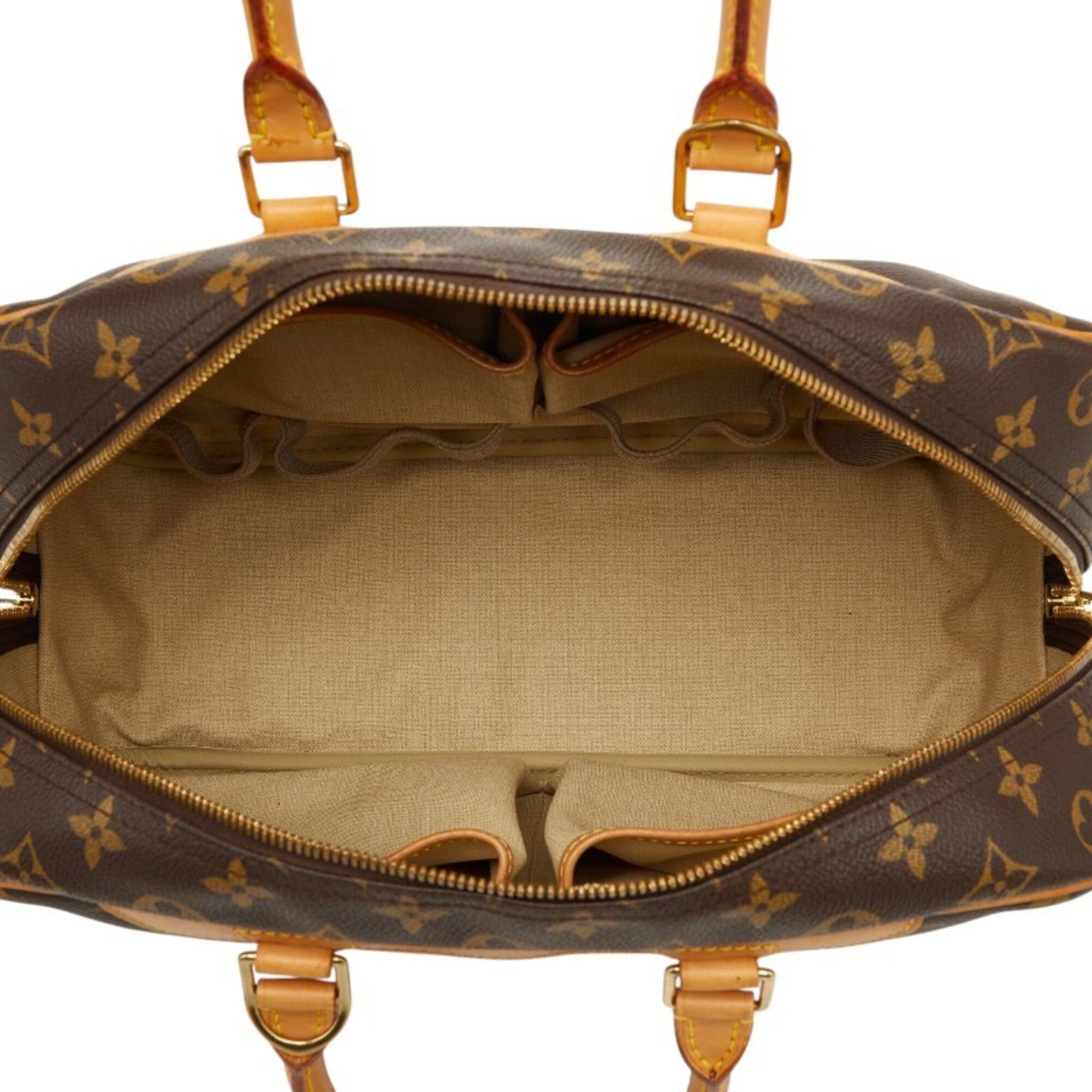 Louis Vuitton Brown Monogram Pvc Leather Handbag (Pre-Owned)
