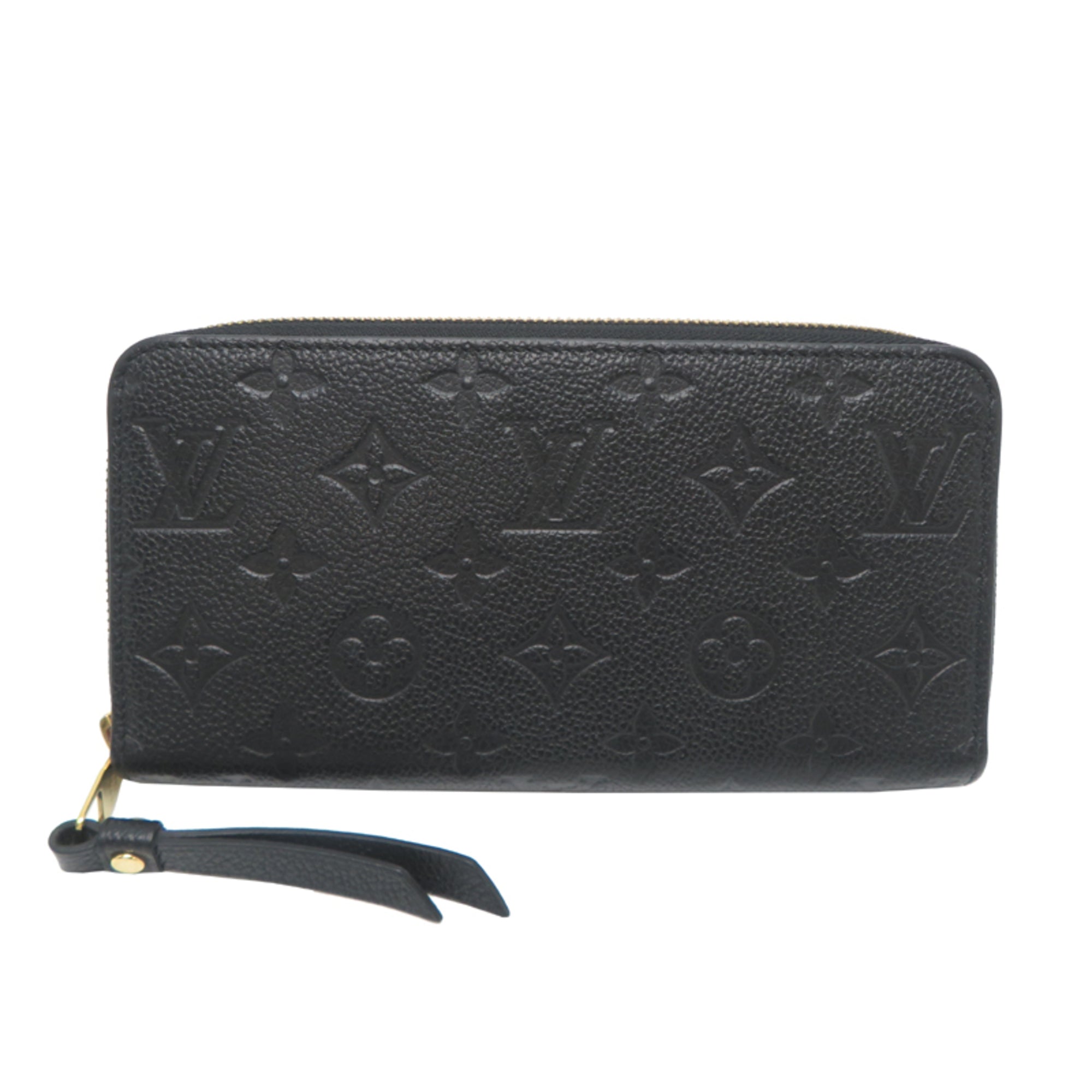 Louis Vuitton Black Noir Monogram Empreinte Long Wallet (Bi-Fold) (Pre-Owned)