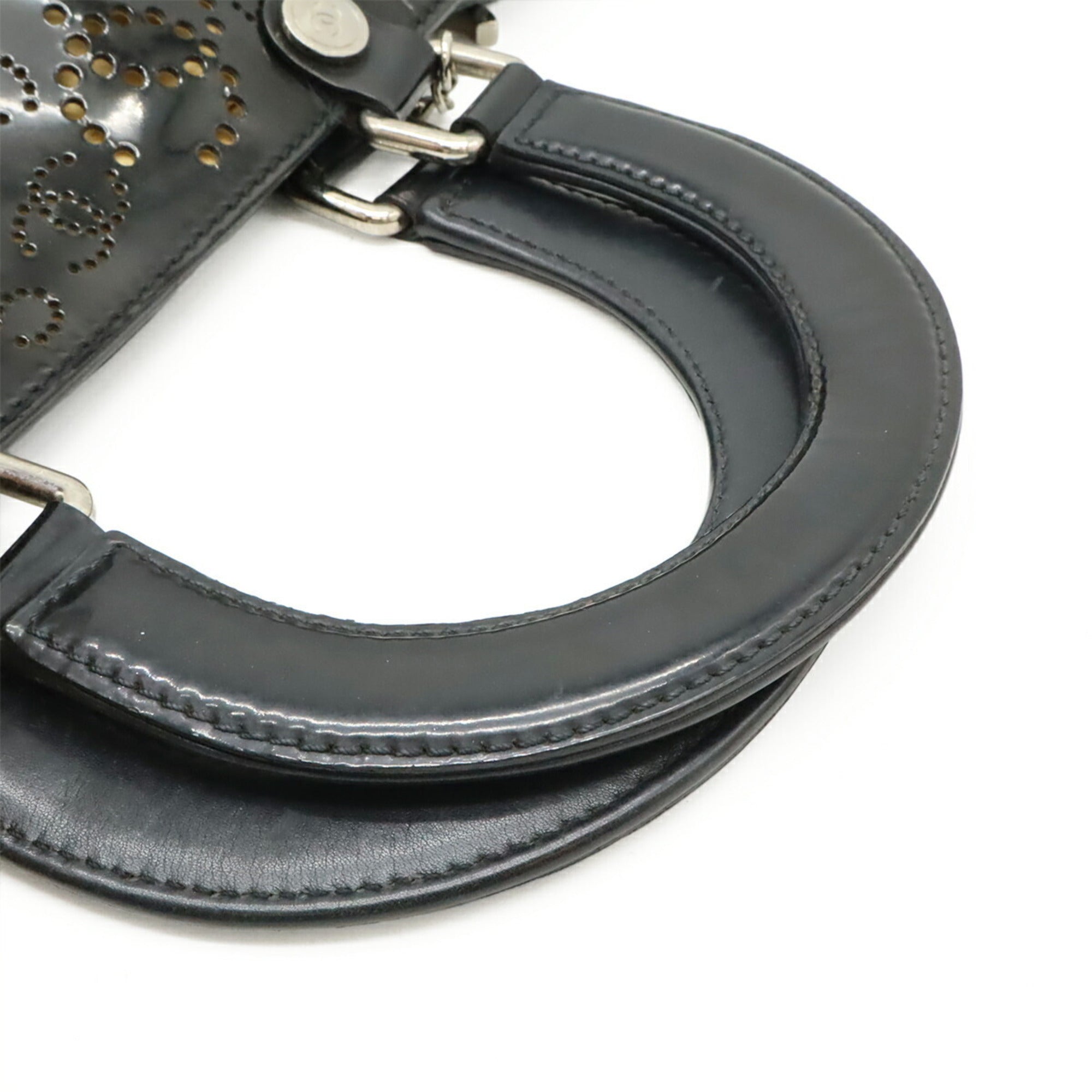Chanel Black Leather Handbag Tote Bag (Pre-Owned)