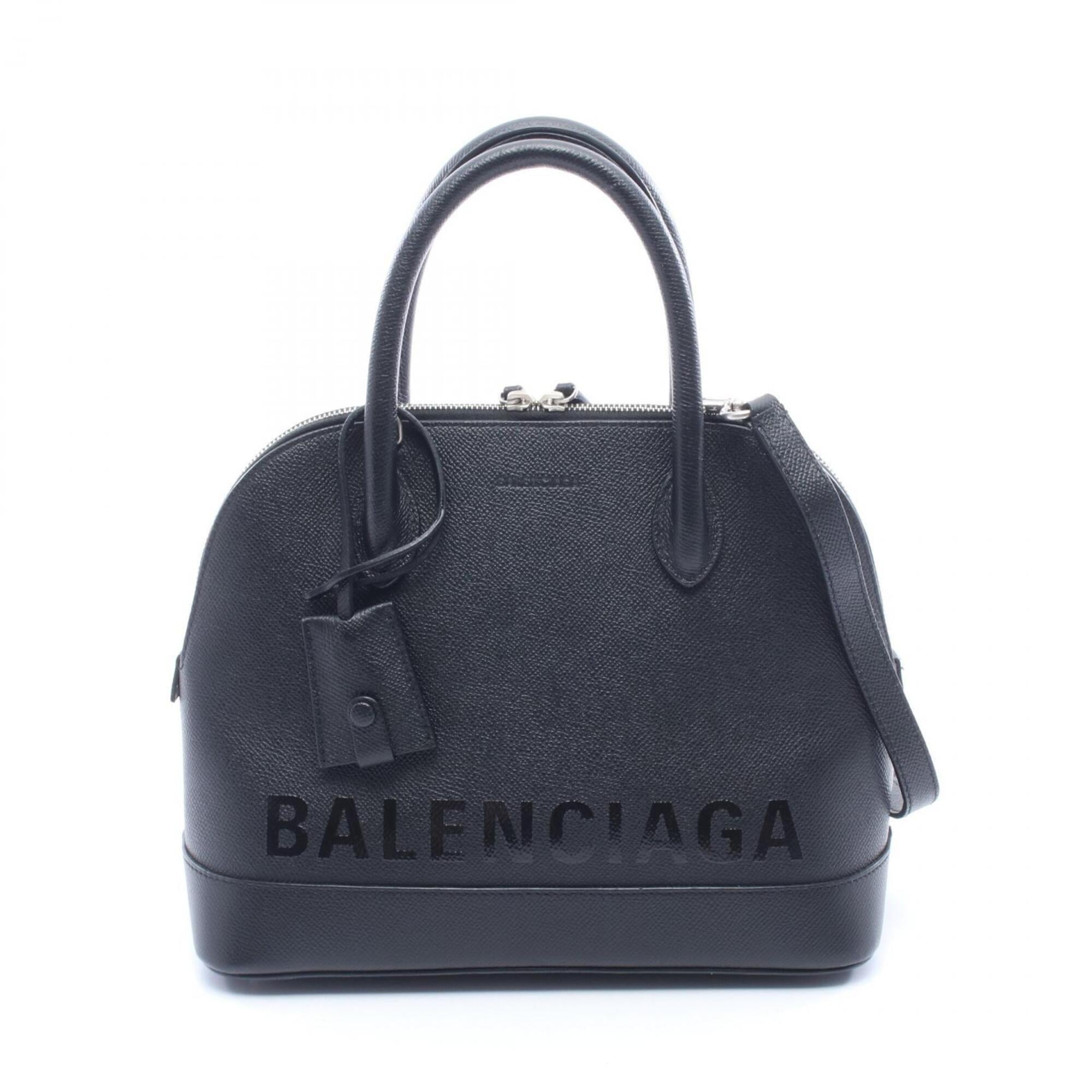 Balenciaga Black Leather Handbag (Pre-Owned)