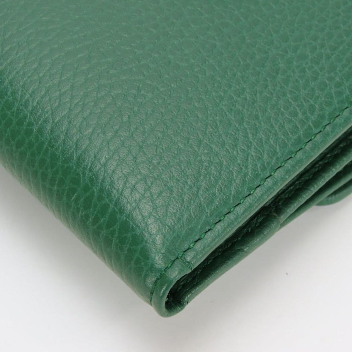 Gucci Green Leather Wallet (Bi-Fold) (Pre-Owned)