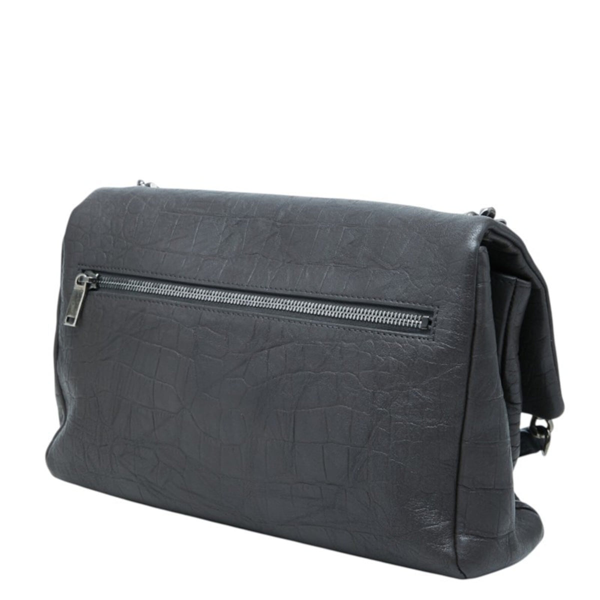 Saint Laurent Black Leather Shoulder Bag (Pre-Owned)