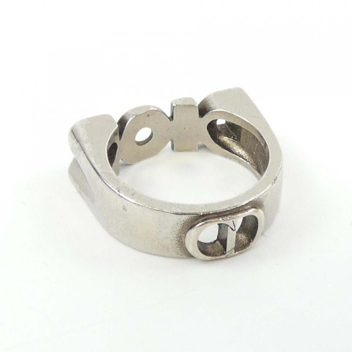 Christian Dior Silver Band Ring (Pre-Owned)