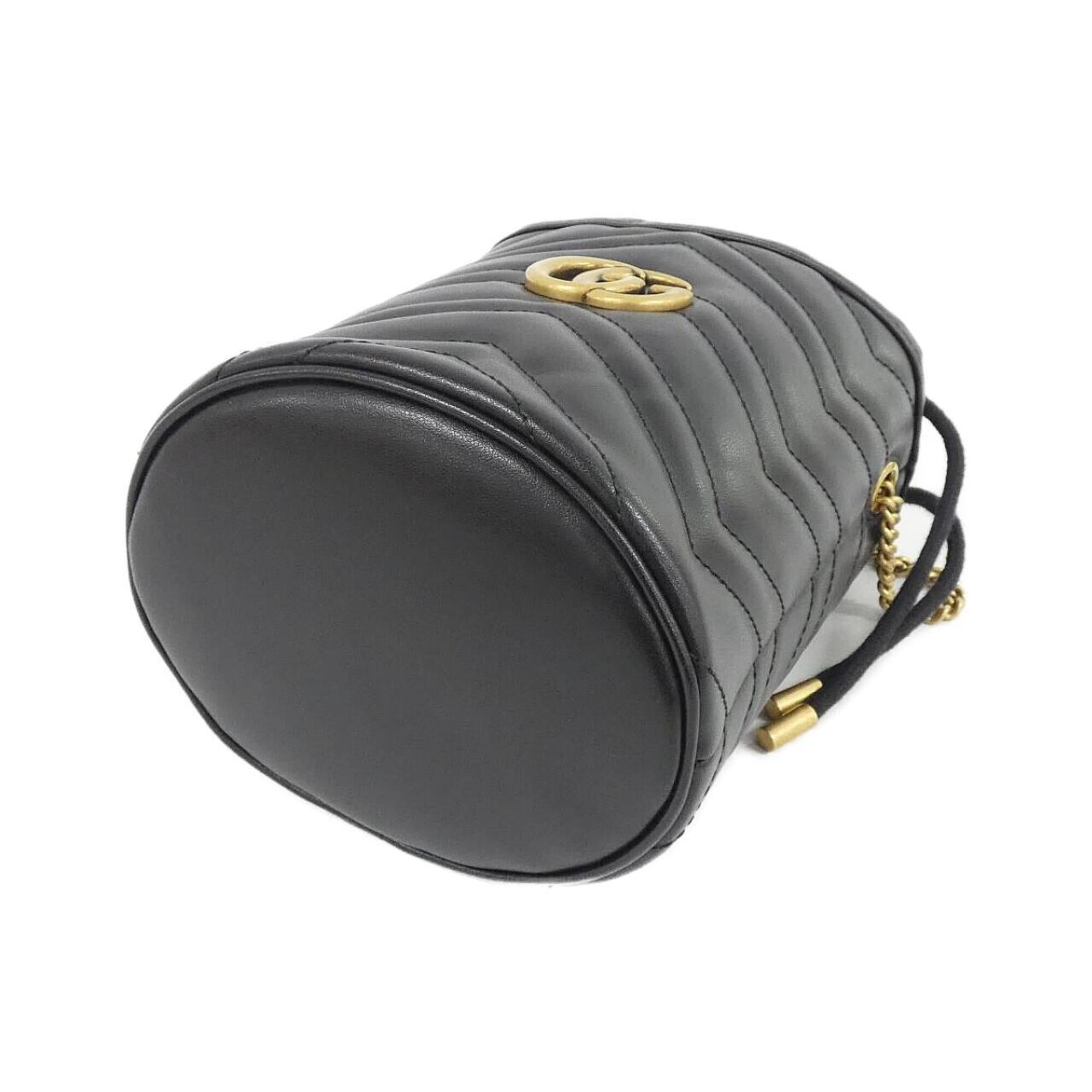 Gucci Black Leather Shoulder Bag (Pre-Owned)
