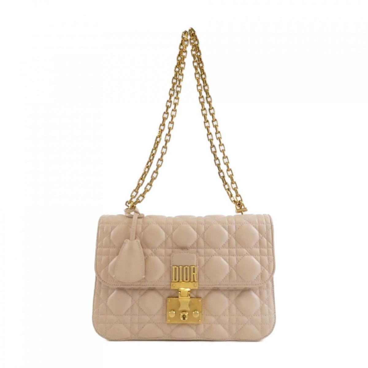 Christian Dior Light Pink Leather Handbag (Pre-Owned)